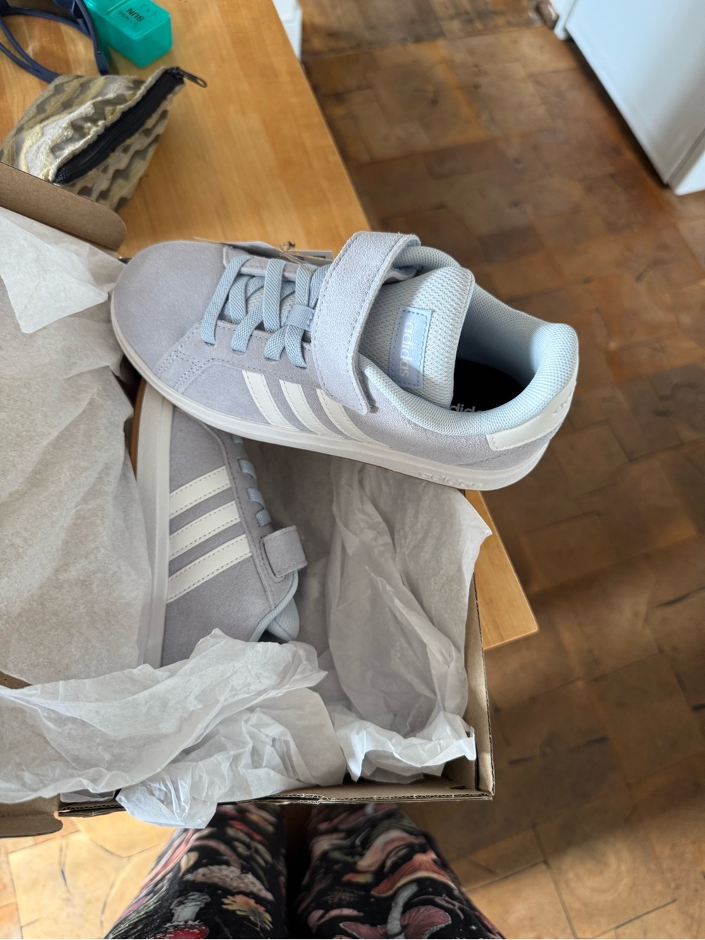 Adidas Grand Court 00s Kids' Light blue sneakers size 3